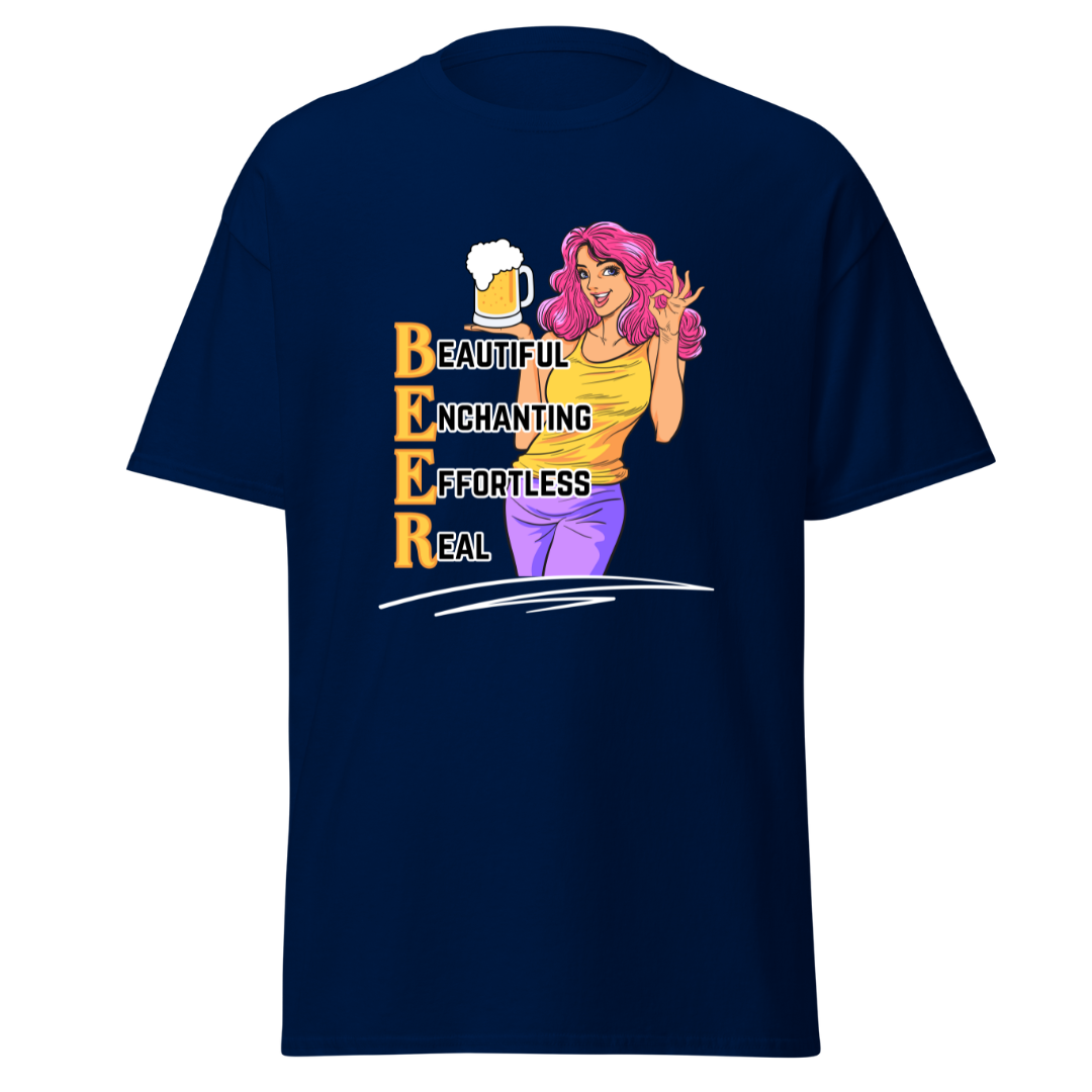 B.E.E.R. Says it All - Men's T-Shirt