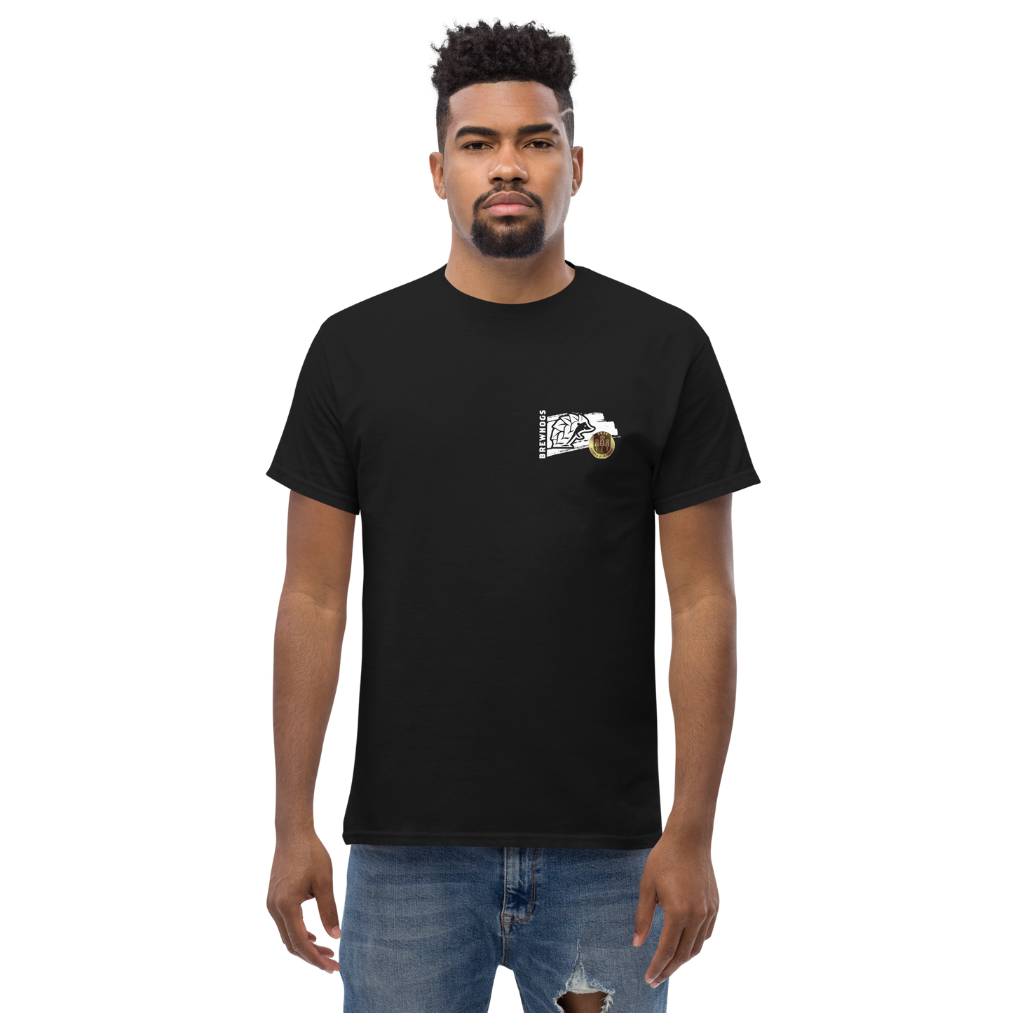 Brewhogs basic celebration t-shirt Male Model