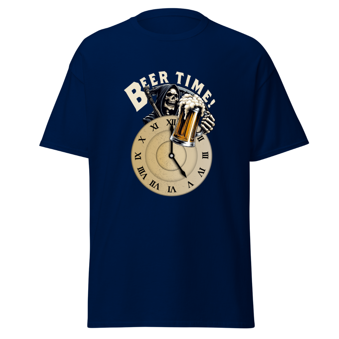 Beer Time Reaper (Dark) - Unisex T-Shirt