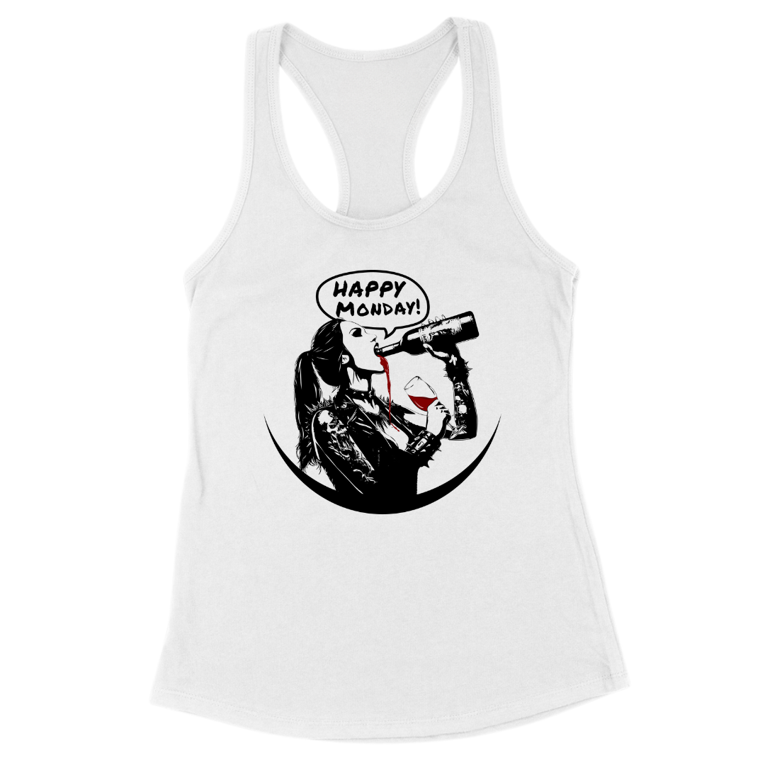 Happy Monday - Ladies Racerback Tank