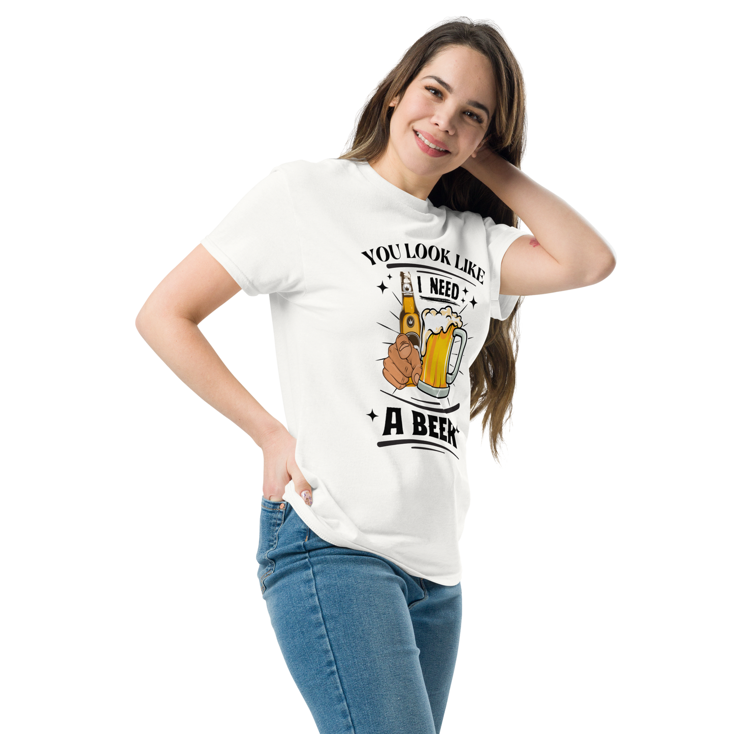 You Look Like I Need A Beer (Light) - Unisex T-Shirt