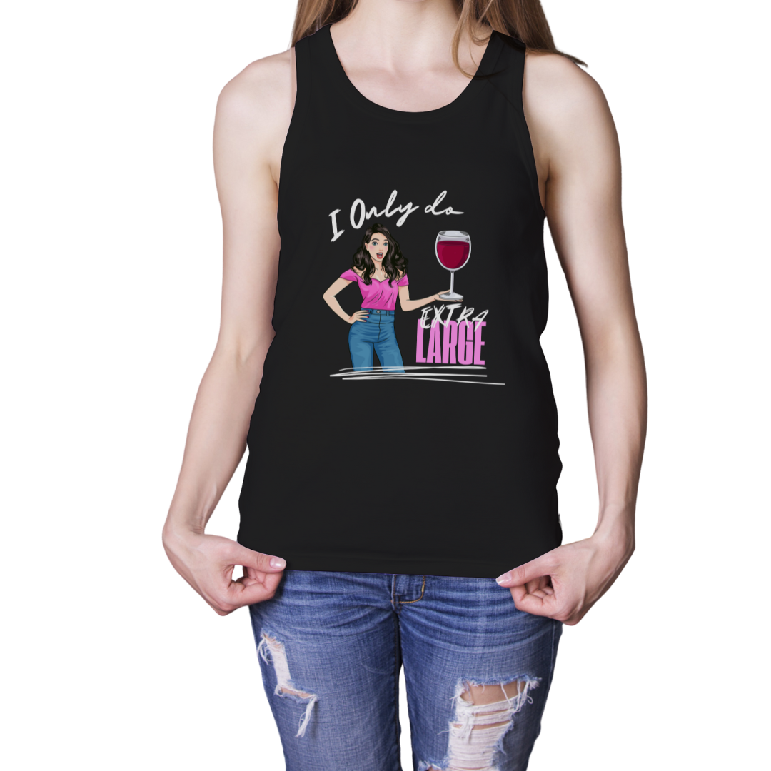 I Only Do Extra Large – Ladies Racerback Tank