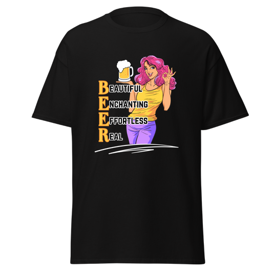 B.E.E.R. Says it All - Men's T-Shirt
