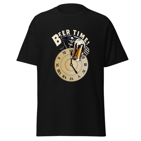 Beer Time Reaper (Dark) - Unisex  T-Shirt